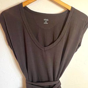 Icebreaker merino dress - warm brown, EUC